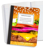 Cheeseburger Composition Notebook