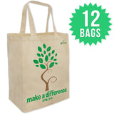 Natural Eco Bags 12 Pack